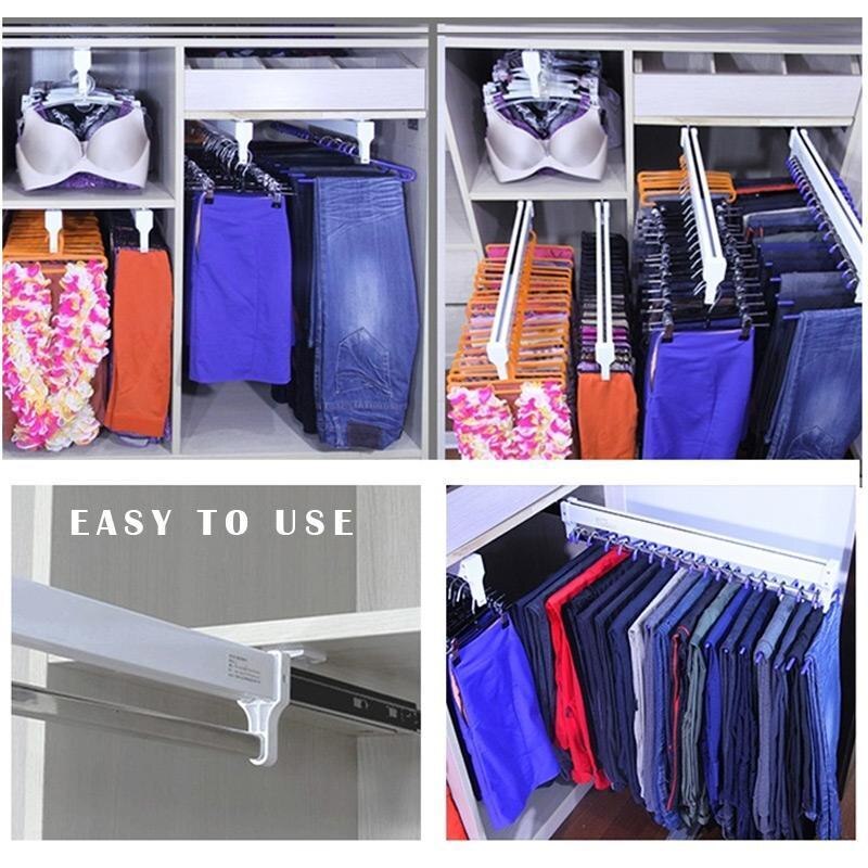 Extendable Closet Hanger Rack