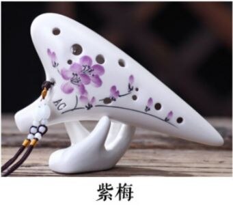 12 holes AC Ocarina good sound music instrument Alto C flute for beginner: Pattern 5