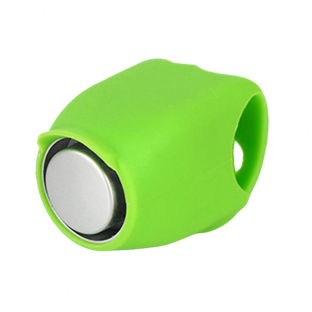 Bocina de bicicleta de alto decibelio, resistente al agua, tamaño compacto, instalación sencilla, reemplazo de campana para manillar de bicicleta para ciclistas: Verde