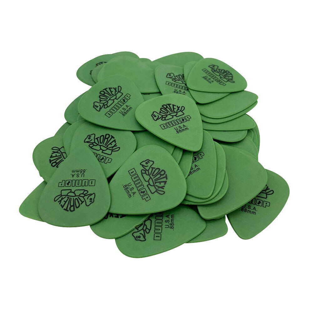 50 pièces médiator basse Dunlop Tortex pour guitare électrique acoustique épaisseur. 50 .60 .73 .88 1.0 1.14mm