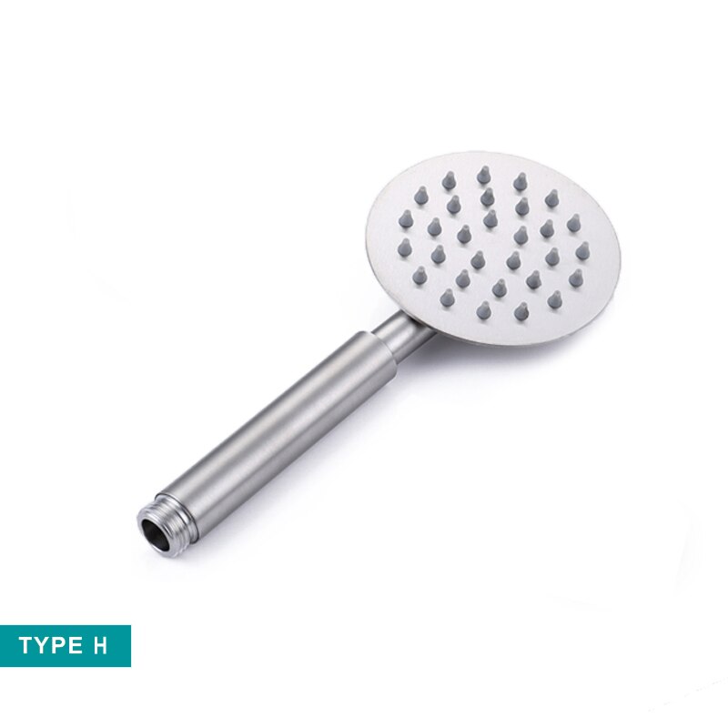 Shower Column Sliding Bar Set Matt Stainless Steel Movable Adjustable Wall Mounted with Bracket Holder Shower Bar: round shower H