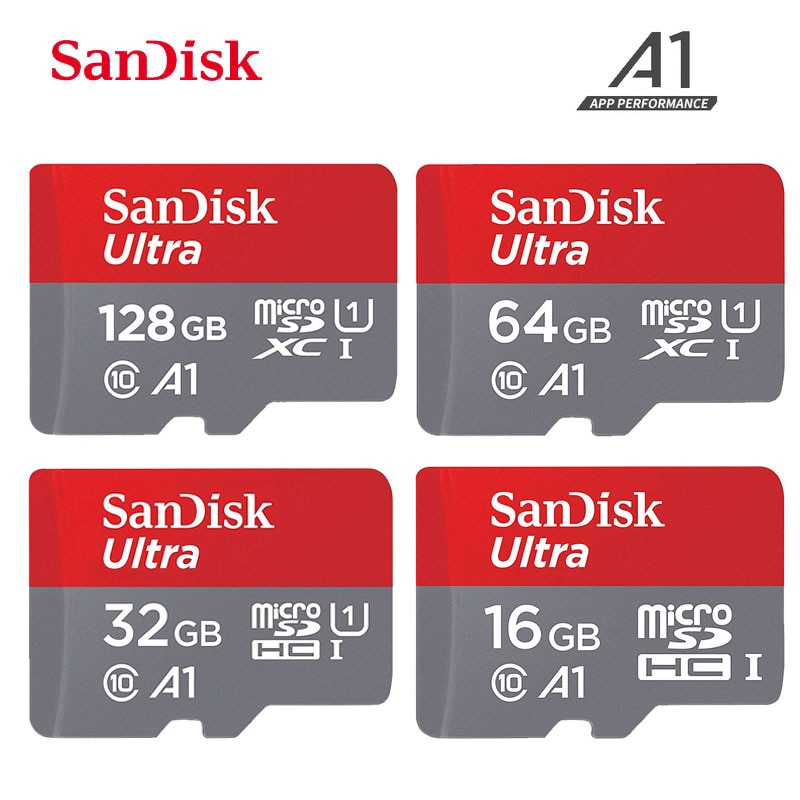 100% Original Sandisk Micro SD Card Class10 TF card 16gb 32gb 64gb 128gb memory card 512gb 256gb tarjeta micro sd for samrtphone