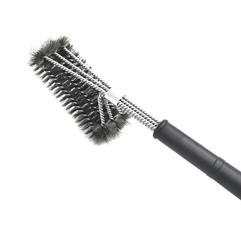 Barbecue Stainless steel BBQ Cleaning Brush,3 in1 Churrasco Outdoor Grill Cleaner with of Gas Grill Electric BBQ Cleaning MJ917