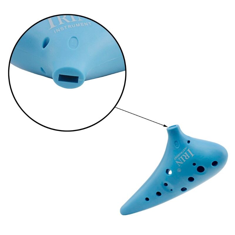1 ensemble 12 trous C Ocarina bleu/vert/Ged/jaune + ensemble National à vent Instrument de musique 4 couleurs