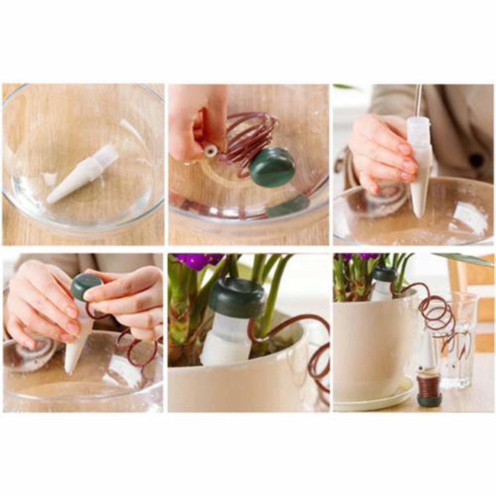 Indoor Plants Automatic Drip Irrigation Watering System Flower Pot Waterer Tool Garden Waterer Houseplant Garden Too#25