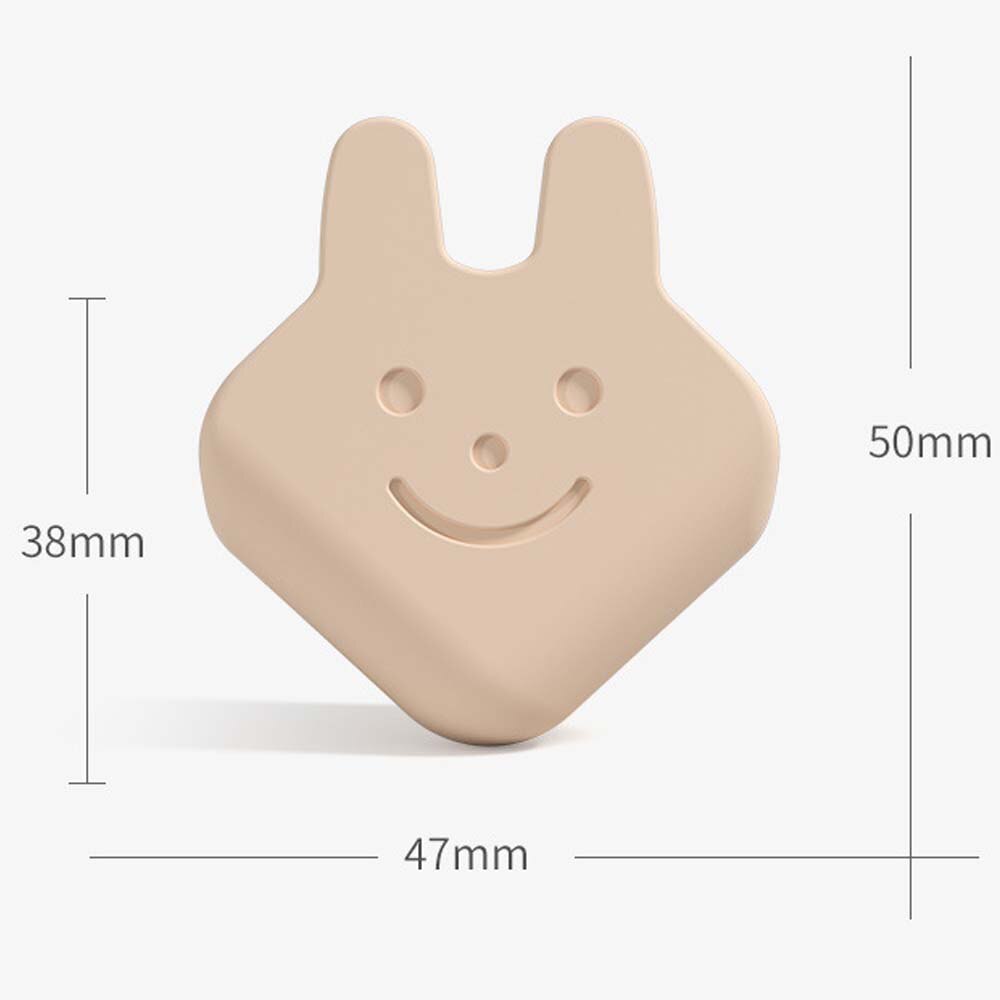 Protection d'angle de bureau en Silicone souple, tête de lapin, pour enfants, Protection d'angle, bord de Table, Anti-Collision