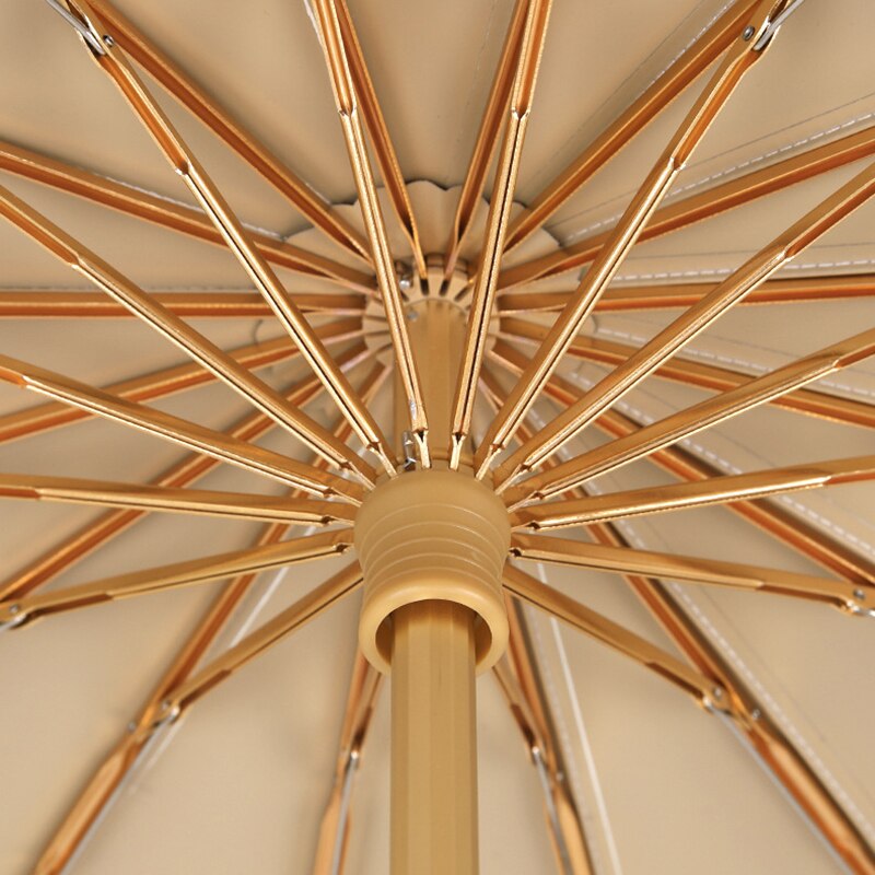 16K Color Coating Clear Umbrella Wooden Handle Folding Sun Umbrellas Rain Women Strong Windproof Men Umbrella Guarda Chuva