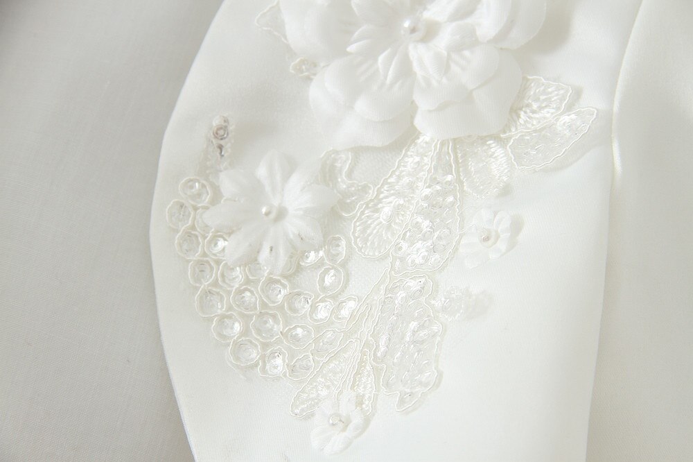 New Girls Bolero paillettes perline Flower Girls giacca corta per matrimonio compleanno abbigliamento formale per bambini