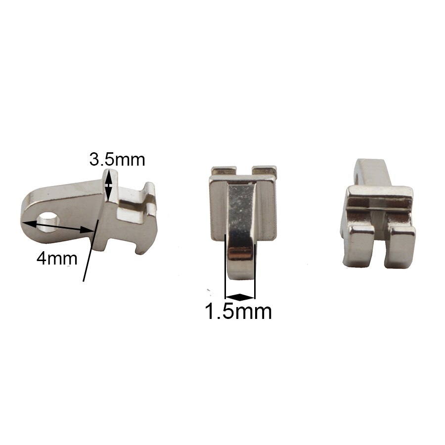 20 stücke (10pairs) Brillen Scharnier reparatur Ersatz Hohe Nickel Gläser Einzigen Doppel Zahn Scharnier Reparatur Zubehör: MOD.13
