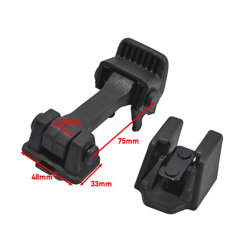 1 Set Bracket Latches Black Hood Lock Bracket Latches Buckle Holder For Jeep /Wrangler 2007 Car Hood Catches Accessories