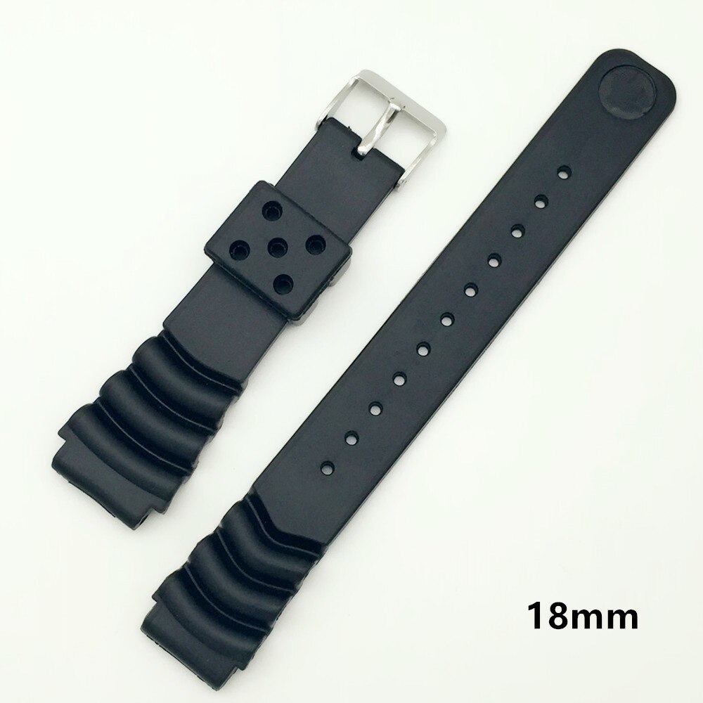 Für casio Uhren Armband Silikon Gummibänder EF Ersetzen Elektronische Armbanduhr Band Sport Uhr Straps 16mm 18mm 20mm 22mm: k 18MM