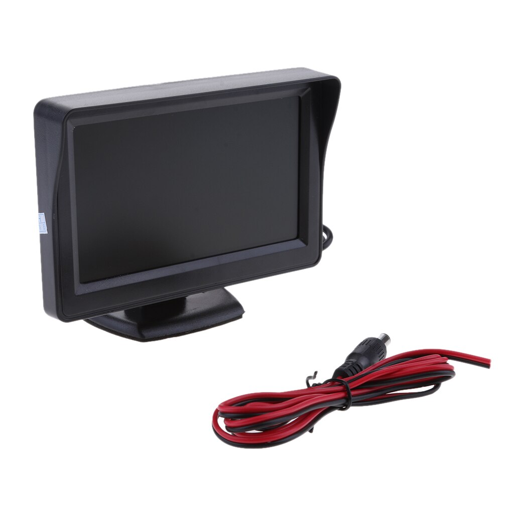 4.3 Inch Lcd Monitor Kleur Auto Achteruitkijkspiegel Display Voor Auto Parking Omkeren Assist