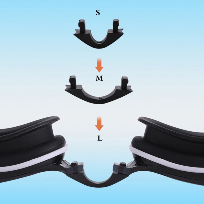 Zwembril siliconen anti-condens uv-bescherming waterdicht dioptrie zwembril bril volwassenen bijziendheid zwembril