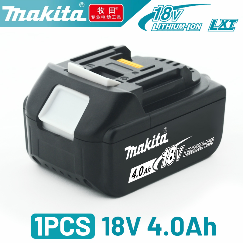 Original 18V Makita Lithium Battery 5AH 6AH 9AH BL1860B BL1850B bl1840 battery 100% BL1860 BL1815 18V Makita Charger: Beige