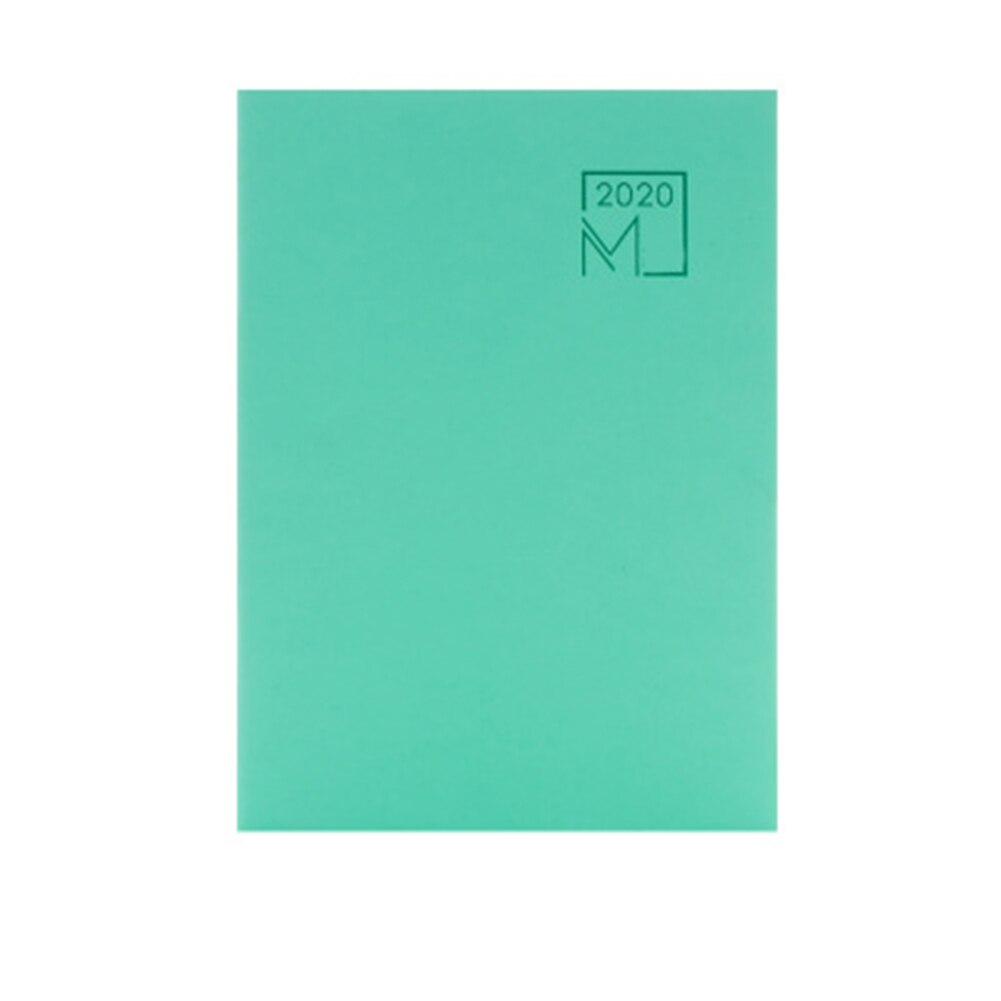Notebook Agenda Planner Diary Meeting Book Girl School Stationery Monthly Plan Supplies D6: green