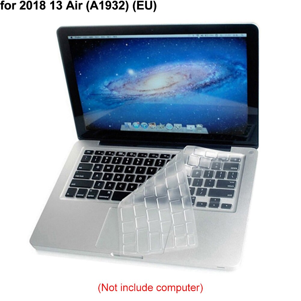 Soft Silicone Keyboard Cover Waterproof Laptop Keyboard Protective Film Anti-dust Keyboard Cover For Notebook PC Laptop 15 Inch: L
