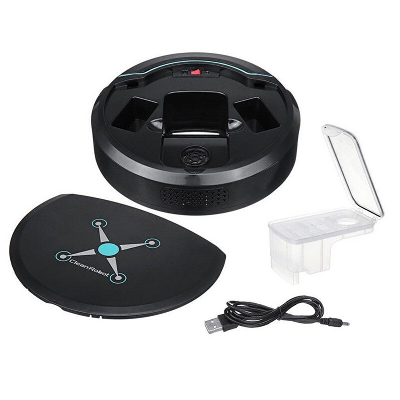 Robot aspirador automático con carga USB para el hogar, aspirador automático para barrer suelos, polvo y pelo