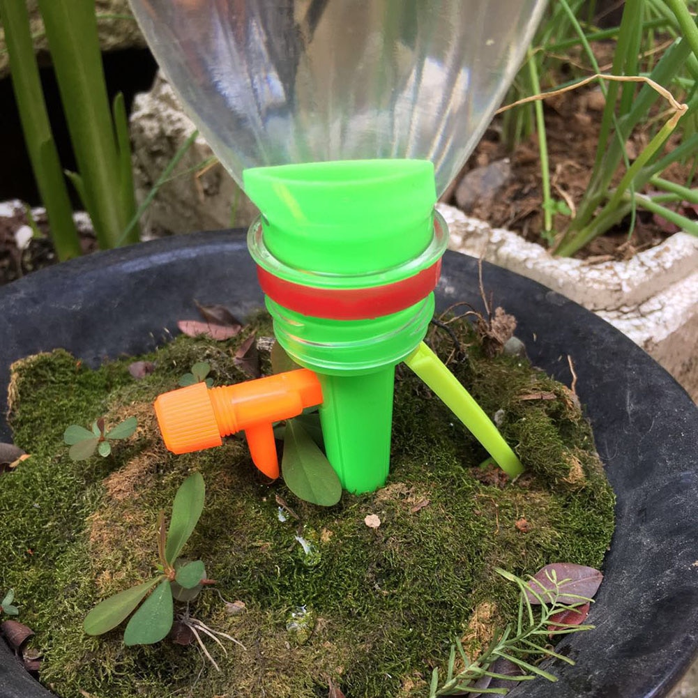Sistema de riego por goteo automático, riego con punta de riego automático para plantas y flores de interior, riego por goteo en botella para el hogar