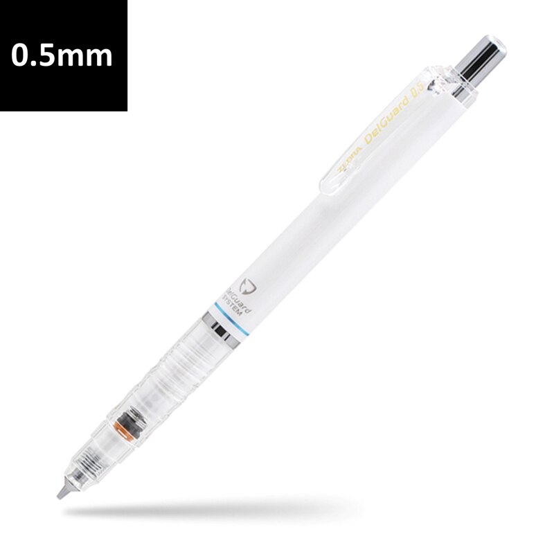 0.5/0/3mm Japanese Mechanical Automatic Pencil Stationery Store Office School Art Supplies Painting Sets For Artist: 0.5WHITEMA85