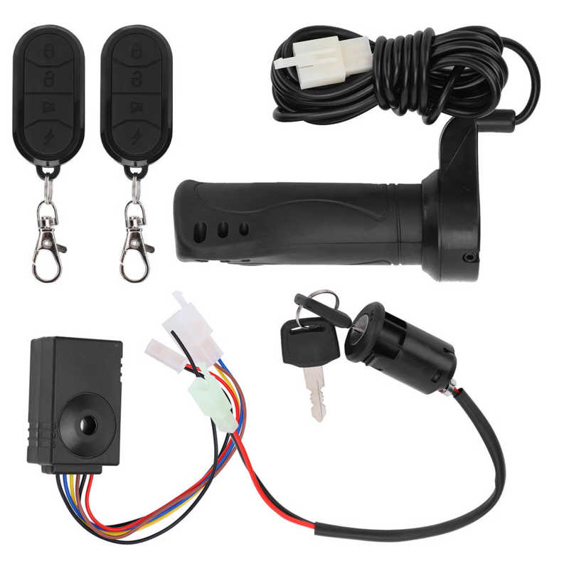 Electromobile Alarm/Set Anti‑theft Alarm Afstandsbediening Met Lengte Kabel Gashendel Elektrische Deurslot Alarm