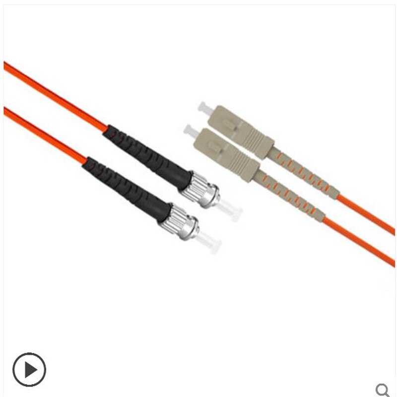 2PCS/LOT SC-ST multimode dual core fiber patch cord 3/5/10/15m fiber optic cable pigtail