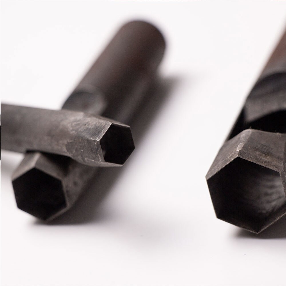 Junetree DIY leather punch hexagon leather tools 4mm to 20mm shaped flower diamond punch tricks Handicraft Puncher Leather Punch