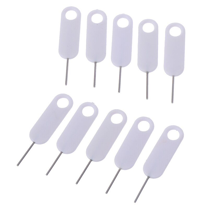 10 Pcs Sim Card Tray Removal Pin Eject Opener Tool voor Smartphones Tabletten