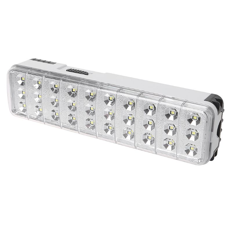 Luz de emergencia recargable para exteriores, lámpara de seguridad LED para acampada, enchufe europeo, 30 LED