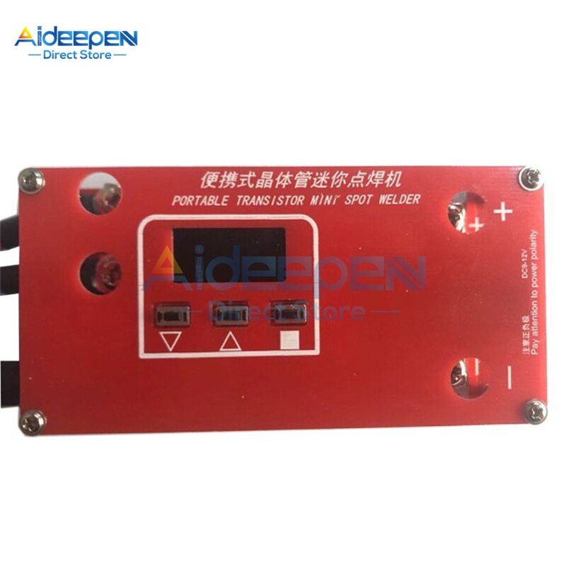 DC 12V Portable DIY Mini Spot Welders Machine With LCD Display Automatic Touch Welding Mode For 18650 Battery Super Capcitor