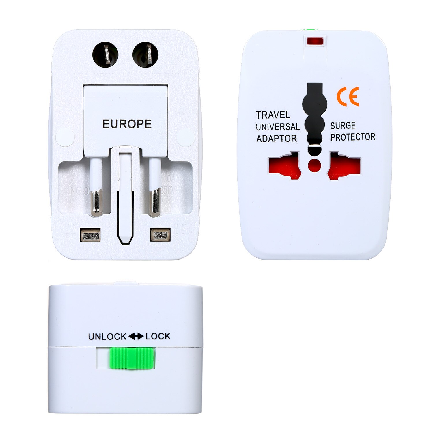 Travel Adapter Universal Plug Worldwide Travel Power Adapter Plug Converter Wall Charger Power Plug Socket for USA EU UK AUS