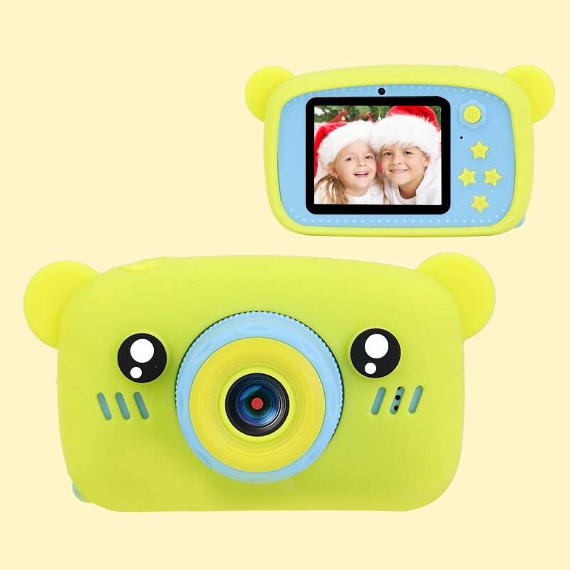 Child camera HD digital Dual camera 2 inch cute cartoon Kid Camera toys children birthday 1200w child toys Camera