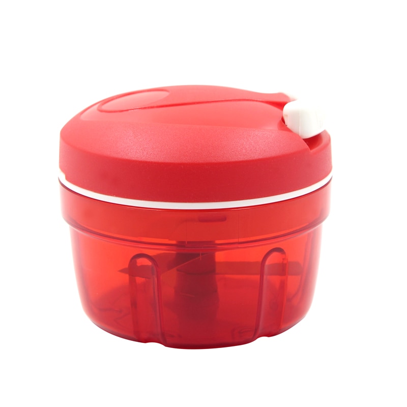 Manual Food Chopper Household Vegetable Chopper Shredder Multifunction Food Processor Meat Machine Crusher Blender Red