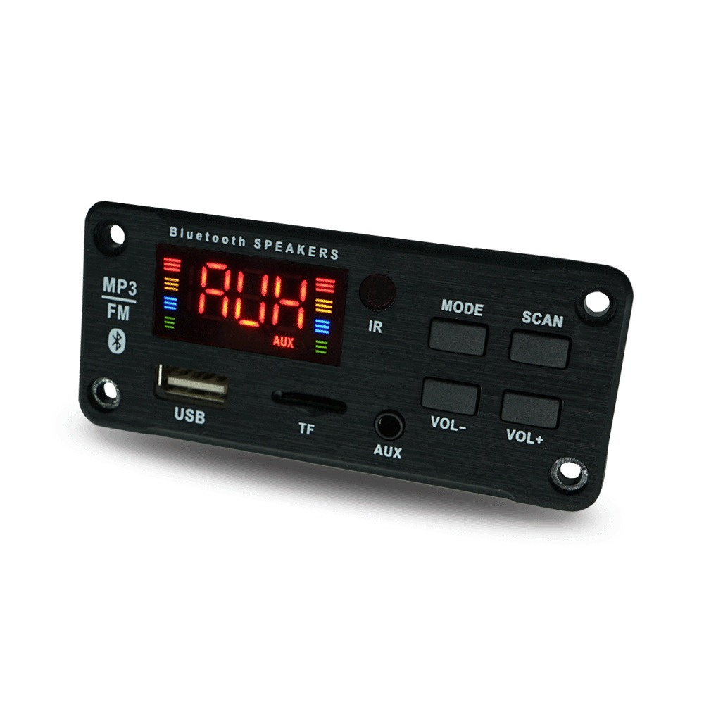 Wireless Bluetooth 5V 12V MP3 WMA Decoder Board Car Audio Decoder Module USB FM TF Radio AUX with Recording For Car Accessories
