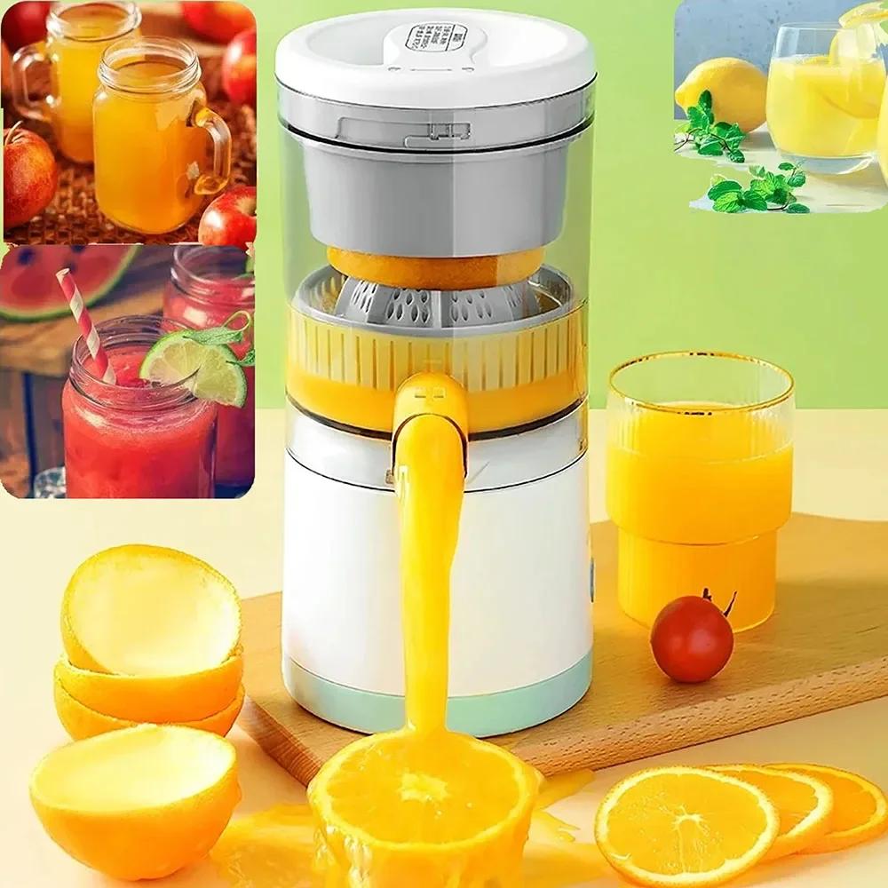 Espremedor elétrico portátil, carregamento usb, fácil de limpar, misturador de frutas, extrator de suco para fazer suco de laranja, suco de limão, suco de kiwi