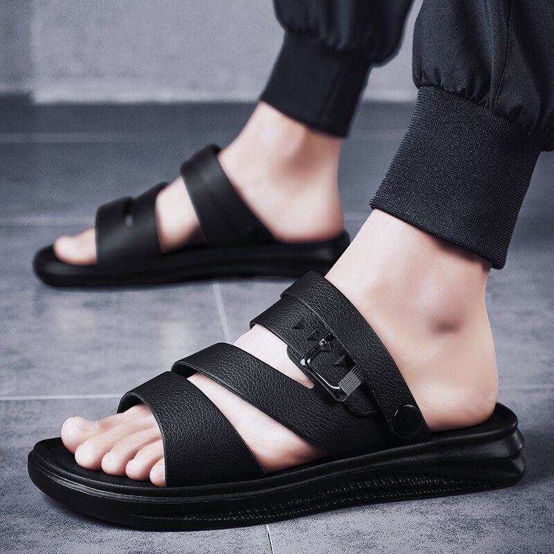 Men Sandals Hole Water Shoes Summer Sandals Men Rubber Clogs for Men Slippers EVA Men's Water Shoes Adulto Cholas Hombre
