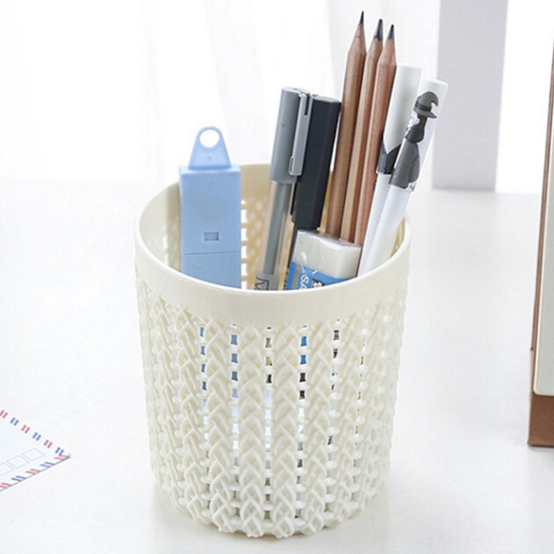 Caja de brochas cosméticas huecas de cilindro, multifuncional, caja de almacenamiento vacía, organizador de maquillaje para chica, soporte para bolígrafos para el hogar y la Oficina
