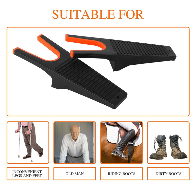 Extracteur de chaussures pour Cowboy, cuissardes et bottes d&#39;équitation, outil de Camping en plein air, 1 et 2 pièces