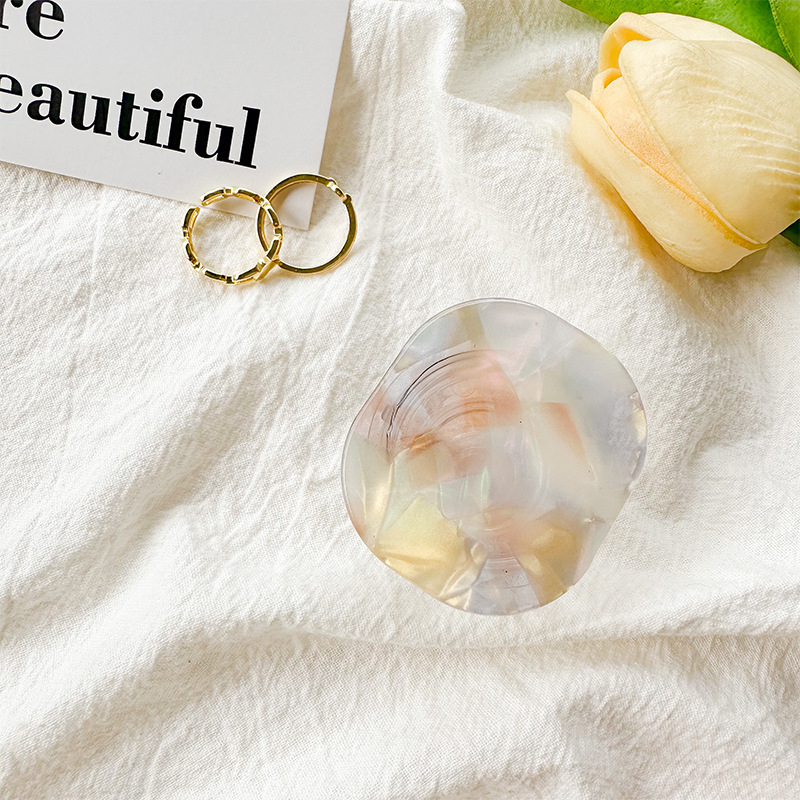 Soporte para enchufes de teléfono 3D, empuñaduras para dedos Tok Pop Grip, pequeño soporte para teléfono móvil ins wind, caja de contraste colorida, nicho: green