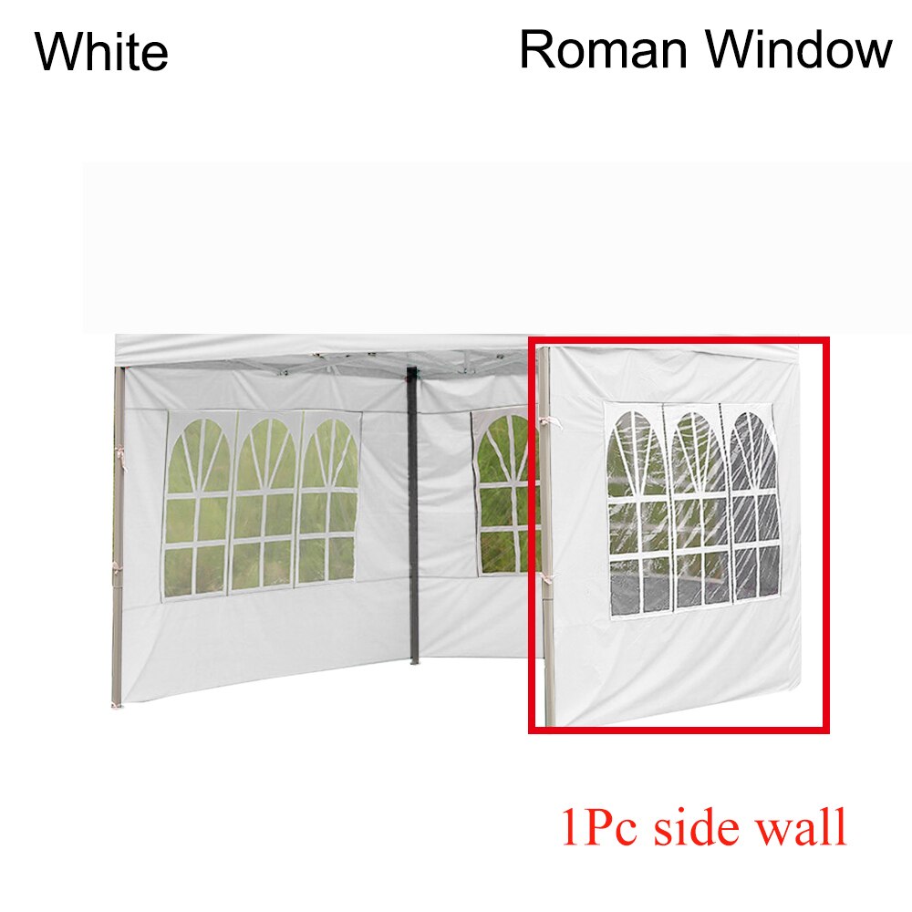 Tente imperméable portative extérieure d'ombre de jardin de mur latéral de remplacement de tente imperméable de tissu d'oxford abri sans dessus d'auvent: 6x6x2m-5