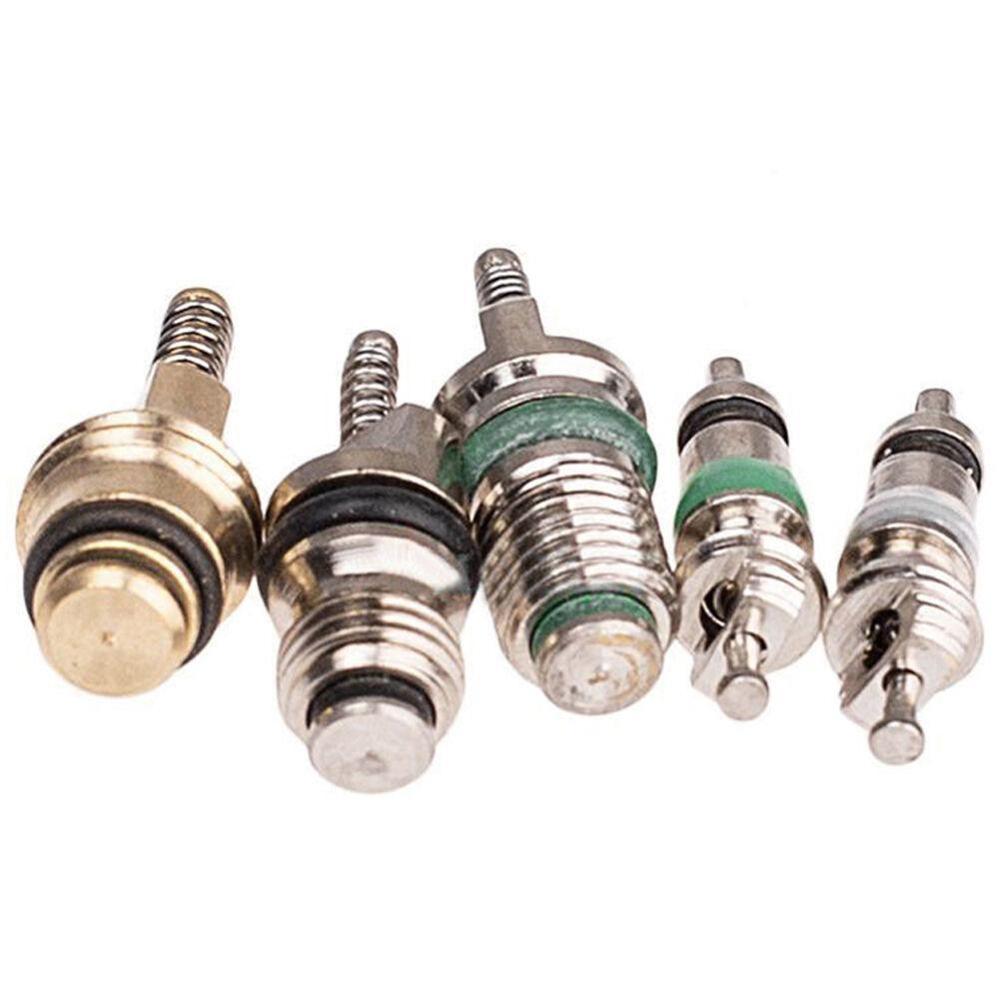 102pcs A/C System Schrader Valves With Remover Tool Kit For R12/ R134A HVAC Air Conditioning Valve Core Valve Core Combination