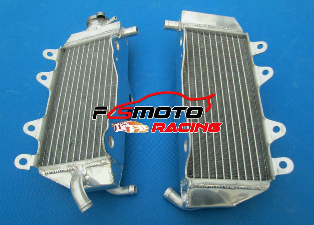 Aluminiumskøler til yamaha  yz125 yz 125 2002 2003 2004 125cc 2- takts venstre og højre side 02 03 04