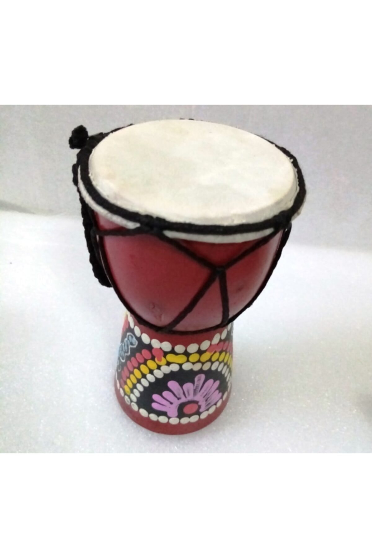 Aboriginal 6 Piece Wooden Musical Instruments Set, arbuka dimensions: 15x10 cm. Metalafon 15x9 cm. Drum 10x10 cm.