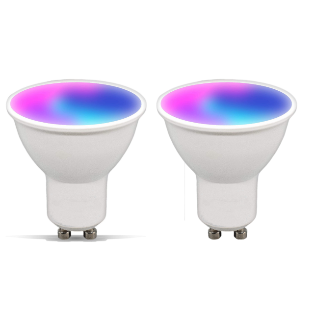 ATHOM pre Flashed WLED Smart Colour Bulb ESP8285 4.5W GU10: 2 PCS WLED