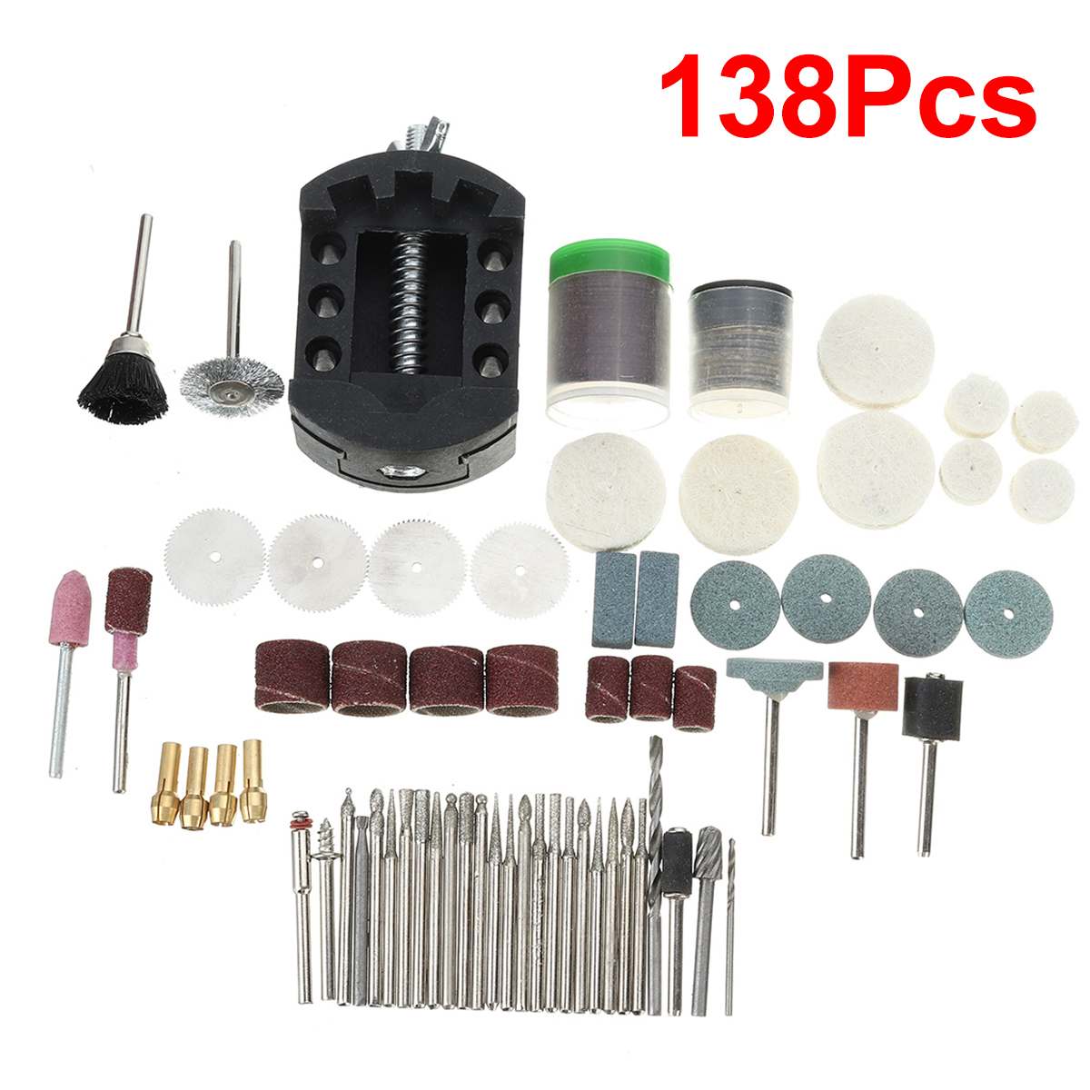 3-Speed Electric Drill Dremel Grinder Engraver Pen Grinder Mini Drill Electric Rotary Tool Grinding Machine Dremel Accessories: 138 Pcs Accessories