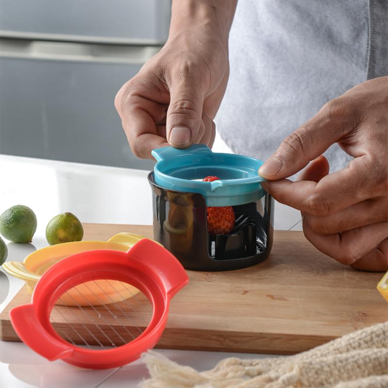 3 In 1 Multifunctionele Ei Cutter Snijden Ei Fruit Groentesnijders Snijden Koken Gadgets Keuken Ei Gereedschap Accessoires