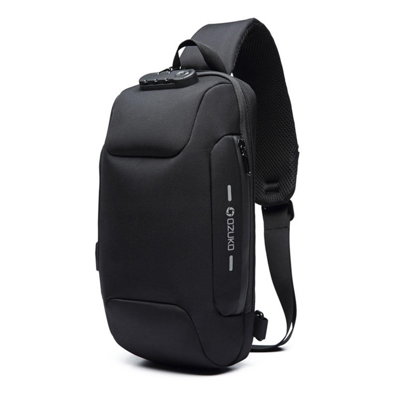 Multifunction Crossbody Bag for Men Anti-theft Shoulder Messenger Bags Male Waterproof Short Trip Chest Bag Pack