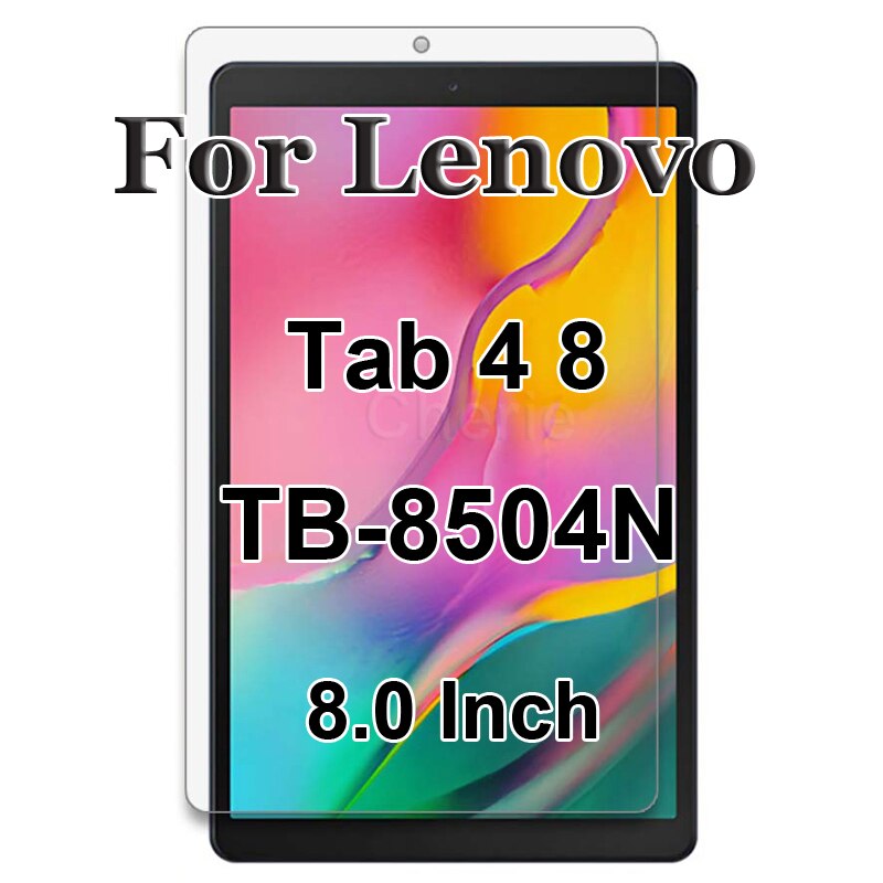 2Pcs Tempered Glass Screen Protector For Lenovo Tab M8 8.0 M7 7.0 Tab 4 8 Plus 8.0 7.0 TB-8705F TB-7305F TB-7305X TB-8704N Film: Tab 4 8 8.0 TB-8504N