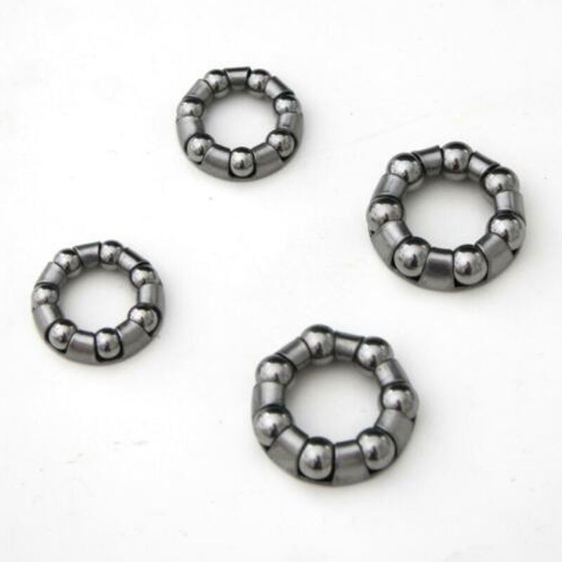 Bike Bicycle Full Set Steel Wheel Hub Bearings 3/16&quot; And 1/4&quot; Front And Rear BIKE WHEEL BEARING SET