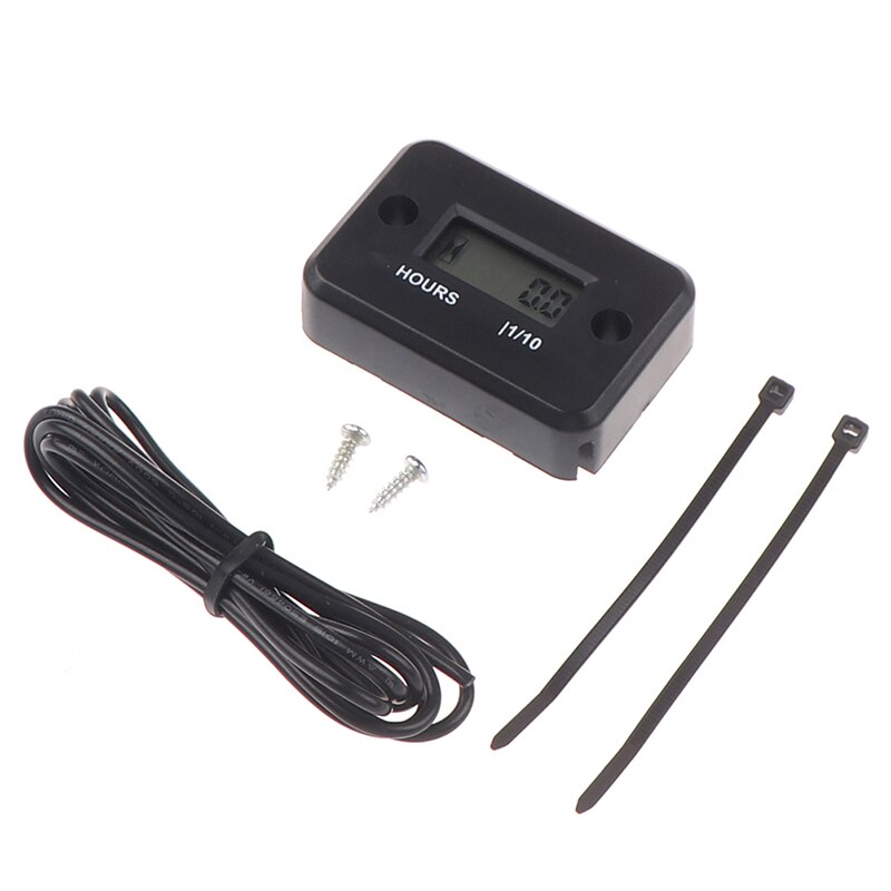 Motorsykkeldatamaskin timeteller med batteritimer med induktiv protabbler digital meter vanntett timer akkumulator vannscooter