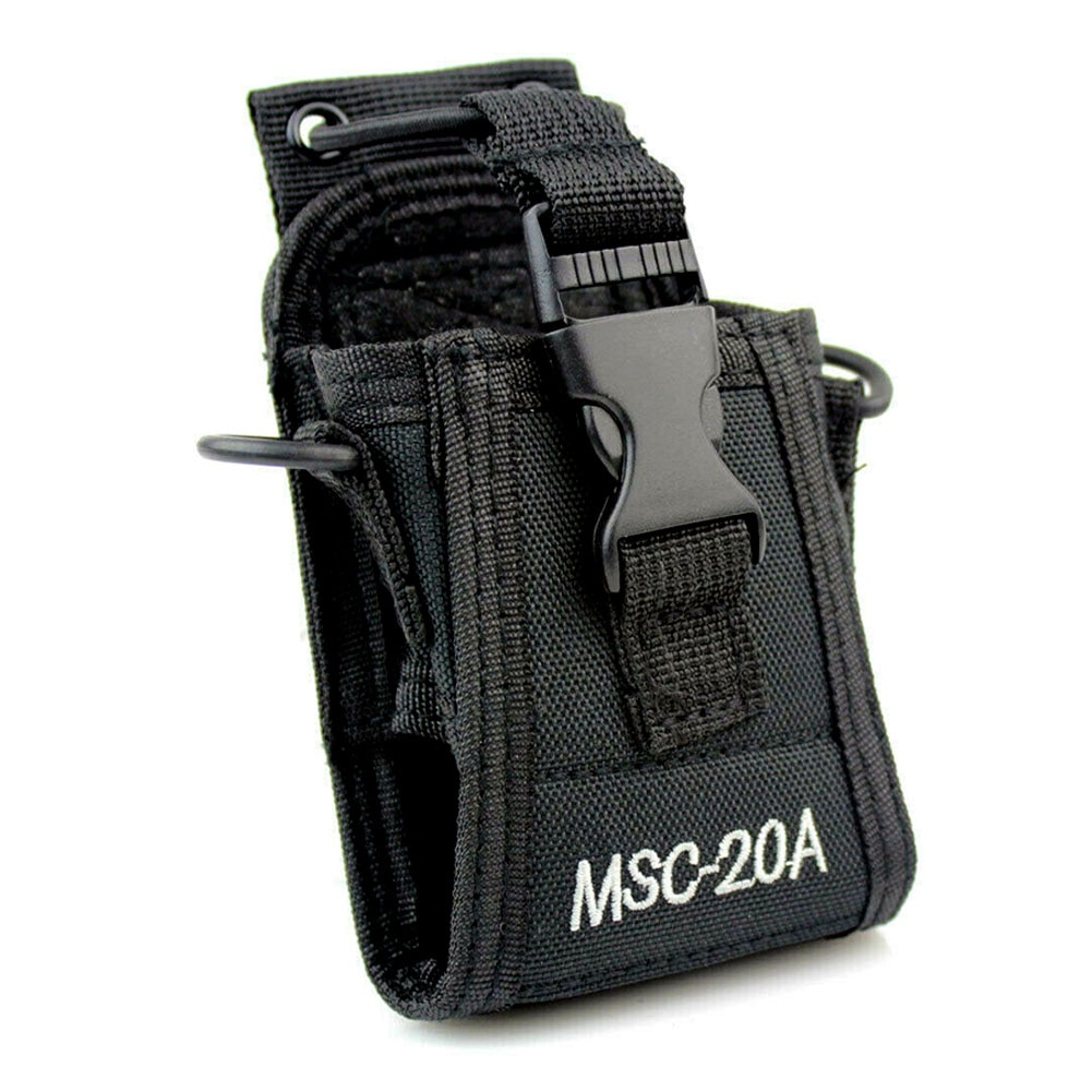 MCS20A Hands Free Radio Della Cassa Del Supporto Della Cinghia Regolabile Universale Pouch Walkie Talkie Nylon Custodia Per Armi Della Polizia Vigile del Fuoco Accessori